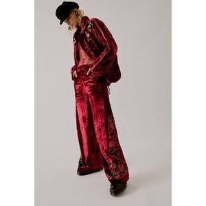 Free People FP x Anna Sui Rose Garden Pants Size 0